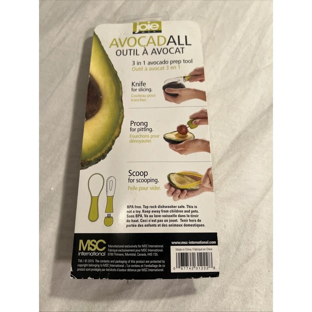 Joie AvocadAll 3 In 1 Avocado Prep Tool